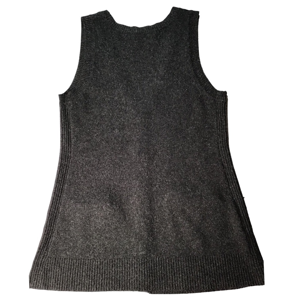 Cabi - Wool Blend Button Front Vest - Size Medium… - image 4
